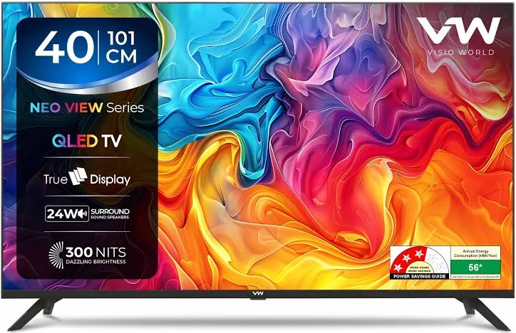 VU Google TV with vibrant 4K picture quality